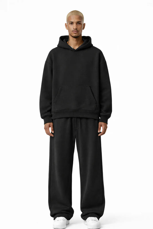 ZEVRO BAGGY HOODIE BLACK