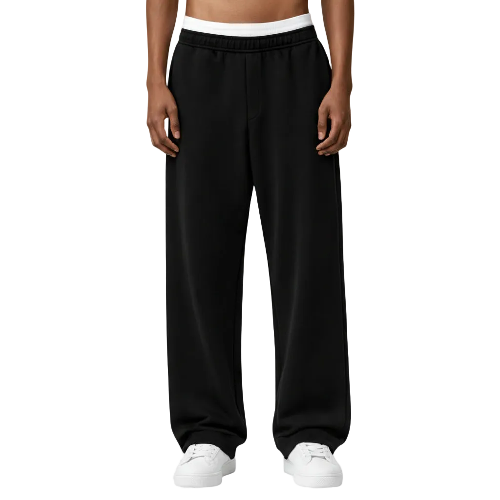 ZEVRO BAGGY JOGGER BLACK