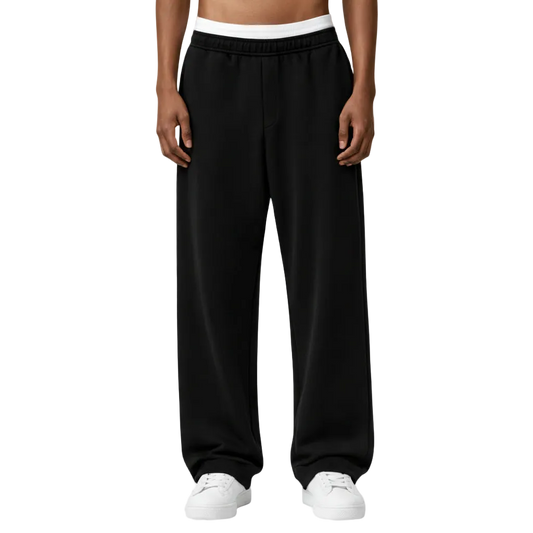 ZEVRO BAGGY JOGGER BLACK