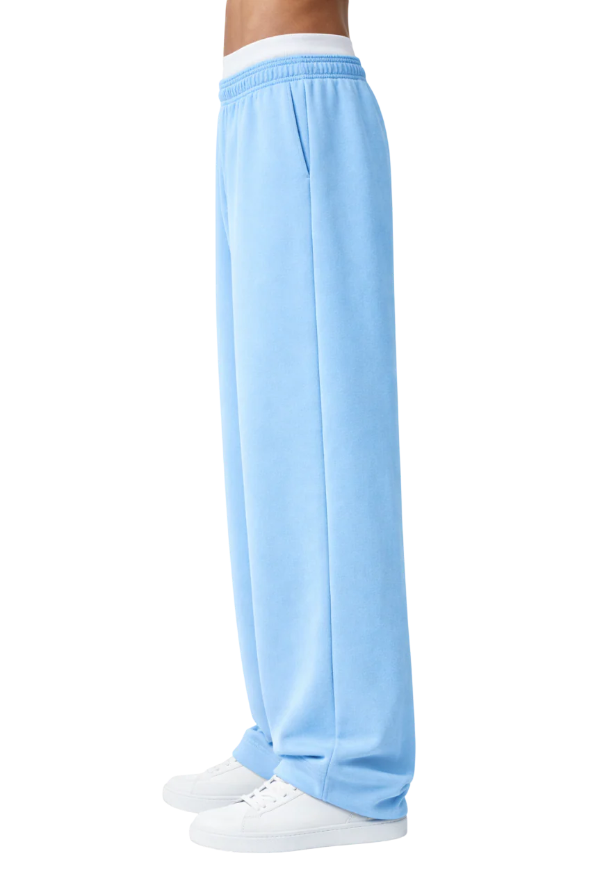 ZEVRO BAGGY JOGGER BABYBLUE