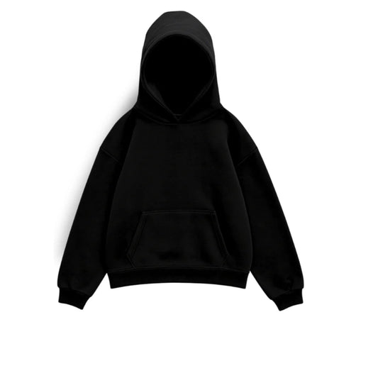 ZEVRO BAGGY HOODIE BLACK